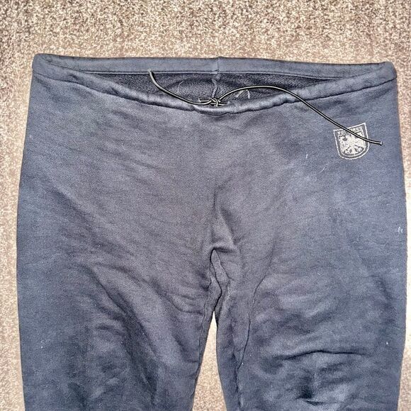 Gosha Rubchinskiy Kayne West Men's Vulture Sweatpants Black Size 3 - Picture 3 of 7